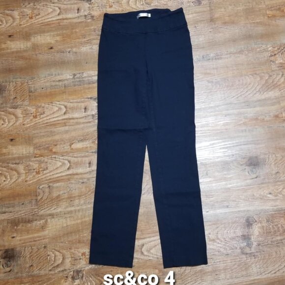 SC & Co Pants Navy Size 4 Jeggings Business Casual Leisure - Picture 1 of 6